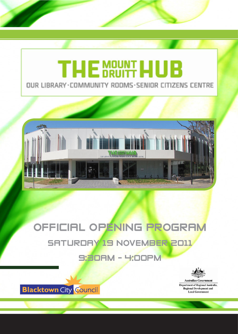 The Mount Druitt Hub Opening Program, 2011