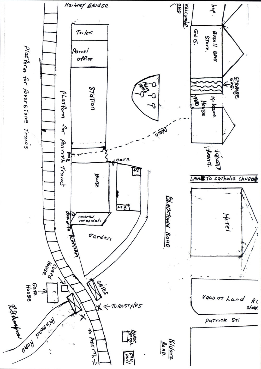 Blacktown Railway Station, c 1950s?