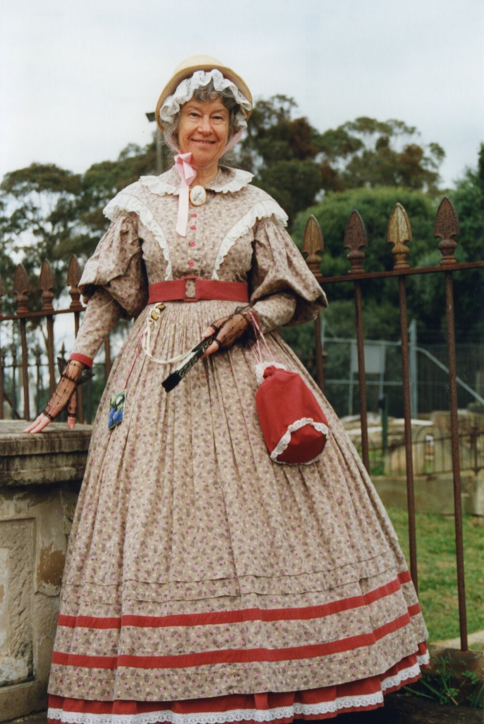 Lady in period costume