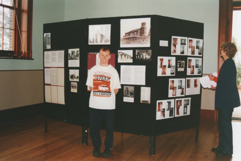 Historical display, St Bartholomew's Church, Prospect