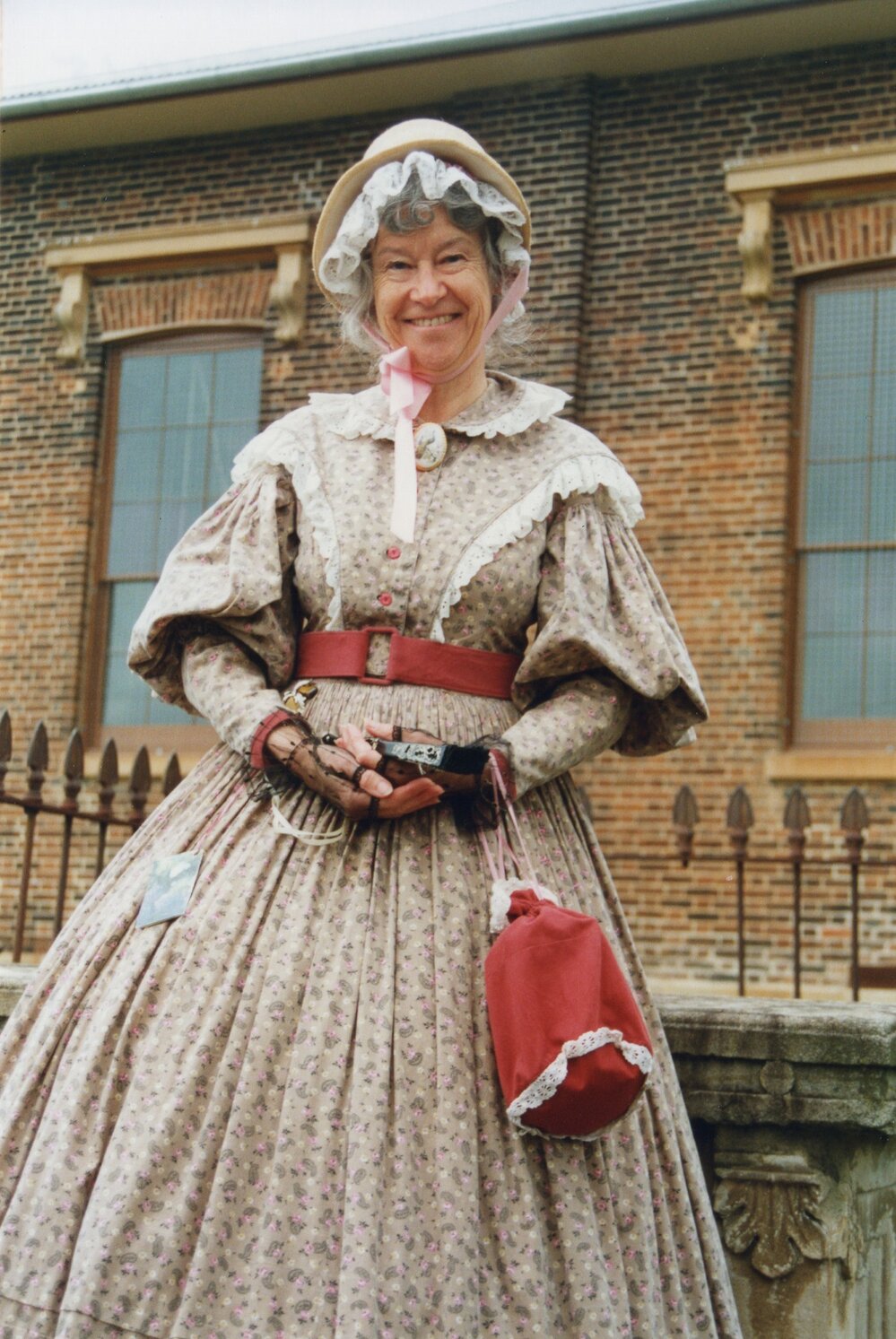 Lady in period costume