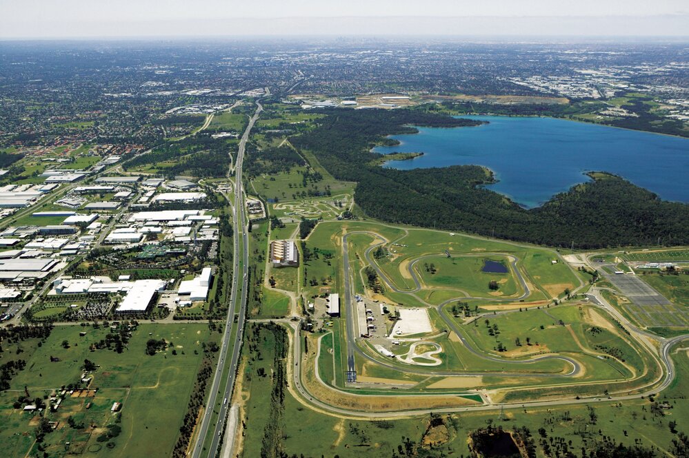 Aerial view of Prospect Reservoir and surroundings