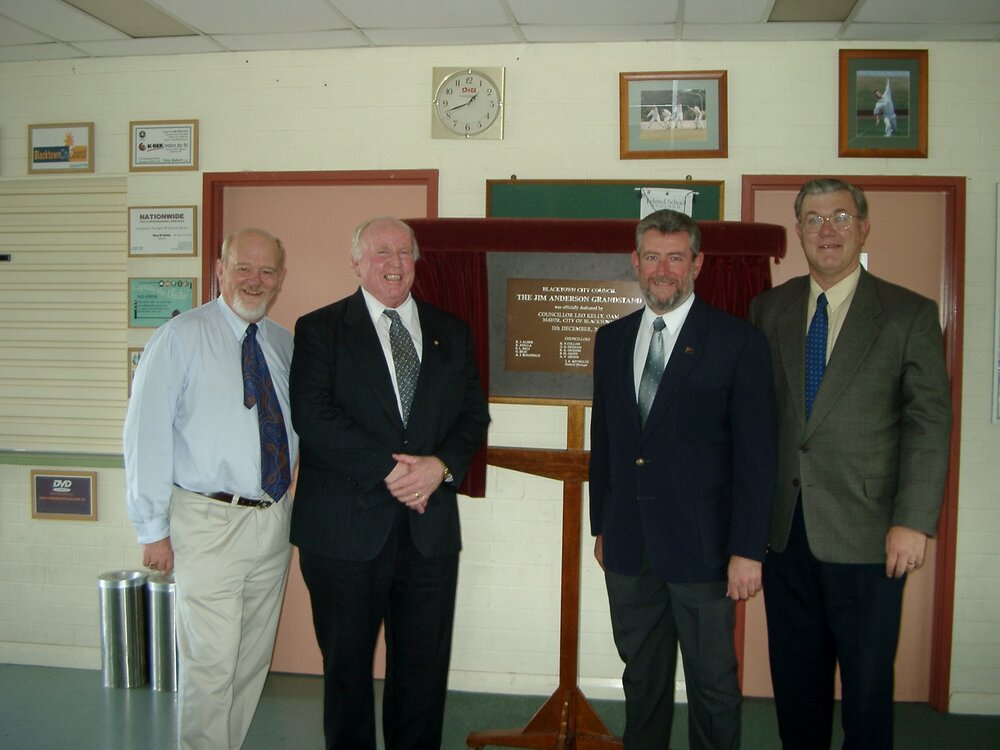 The Jim Anderson Grandstand at Glendenning - official opening