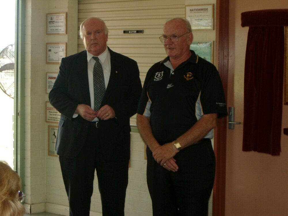 The Jim Anderson Grandstand at Glendenning - official opening