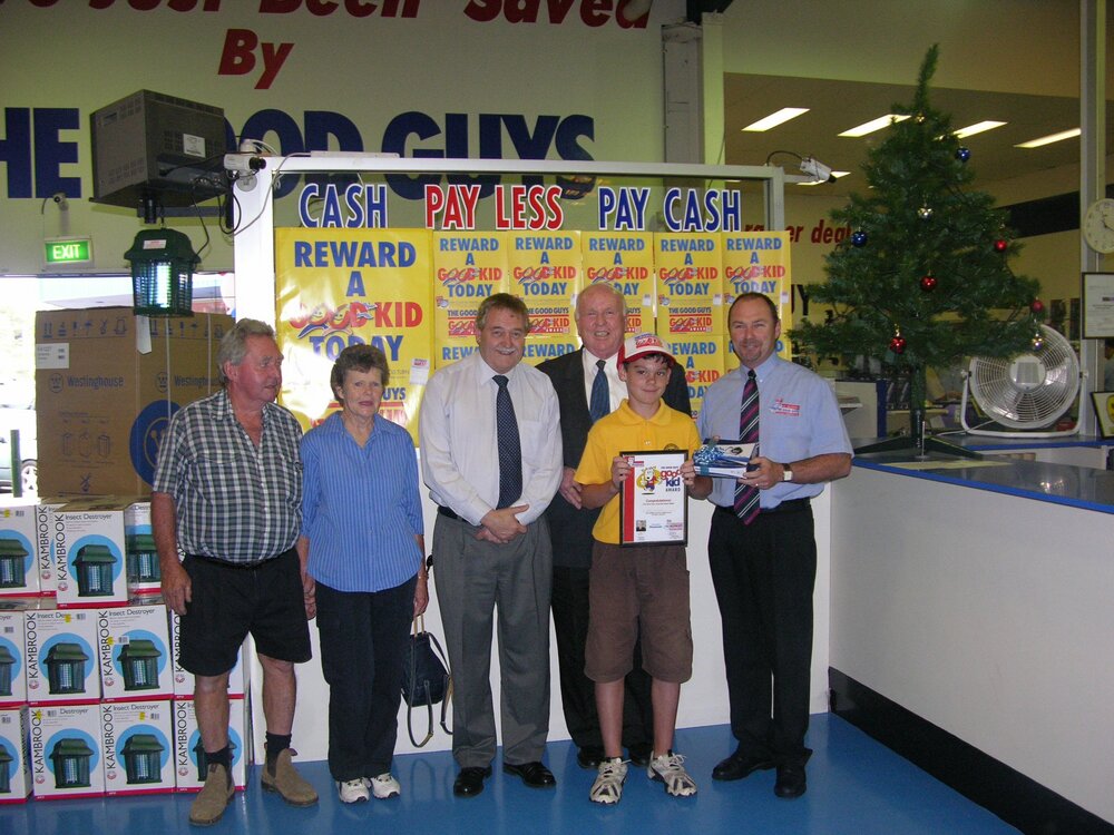 The Good Guys Good Kid Award winner, 2005