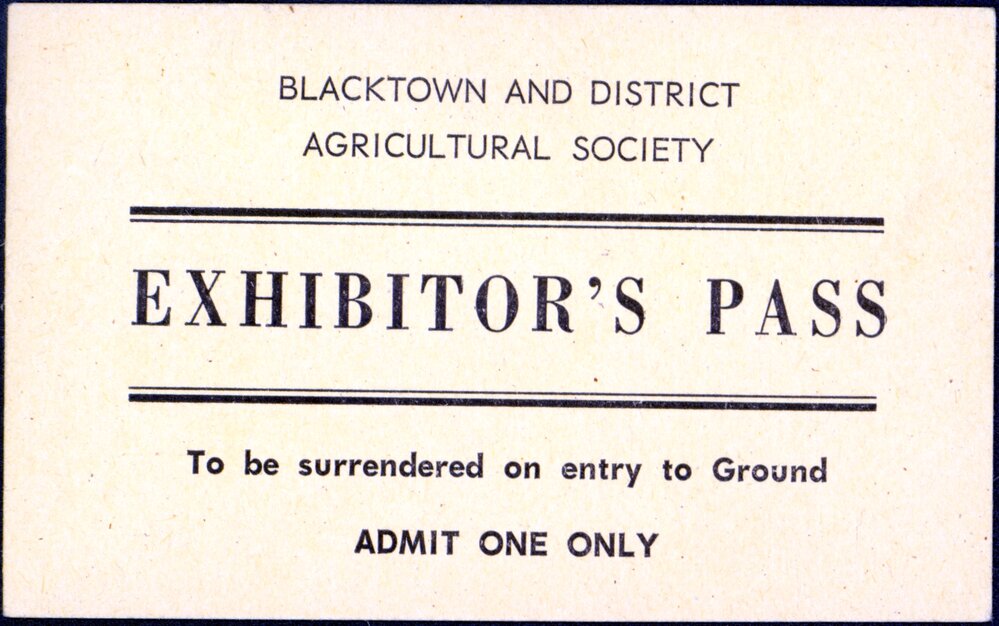Exhibitor's pass, 1973