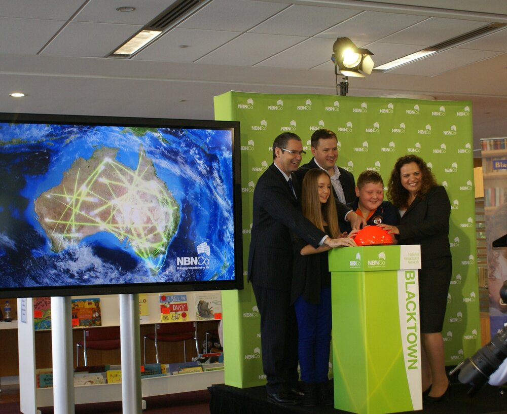 NBN launch, Max Webber Library