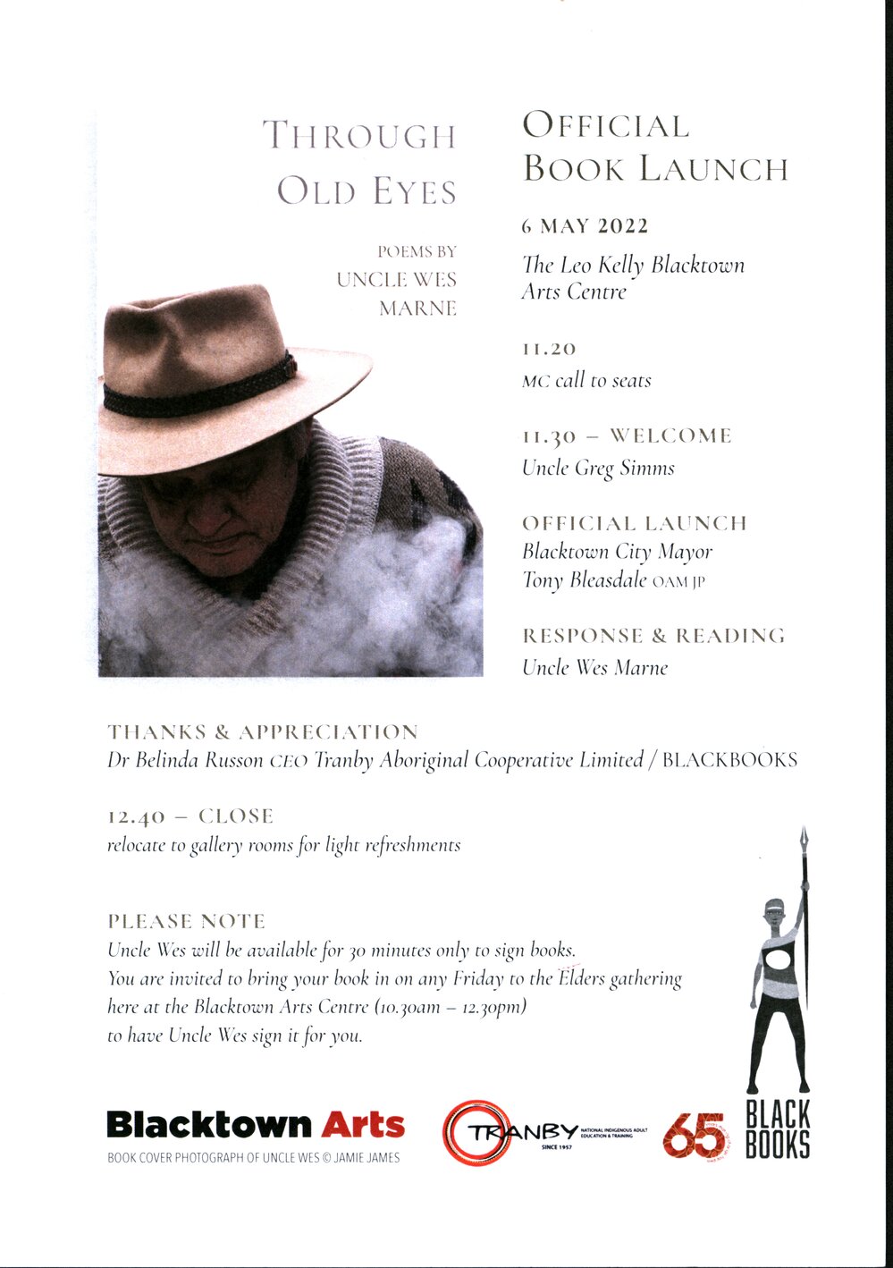 Official Book Launch, Uncle Wes Marne, 2022