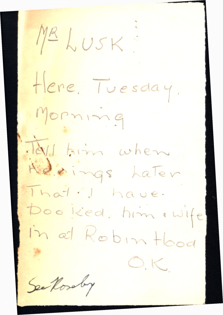 Miscellaneous Correspondence, 1955