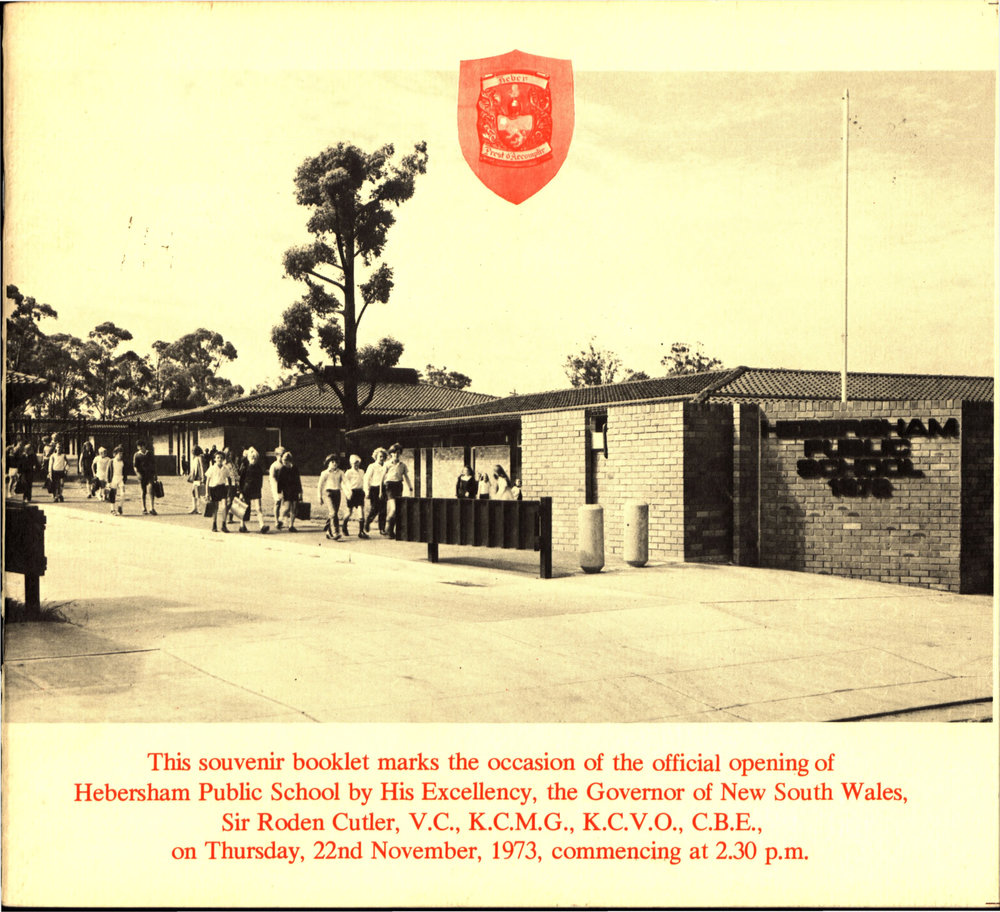Hebersham Public School, Official Opening, 1973