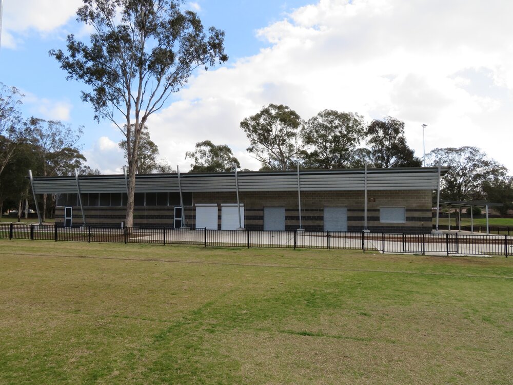 Amenities block, Bert Saunders Reserve, Doonside