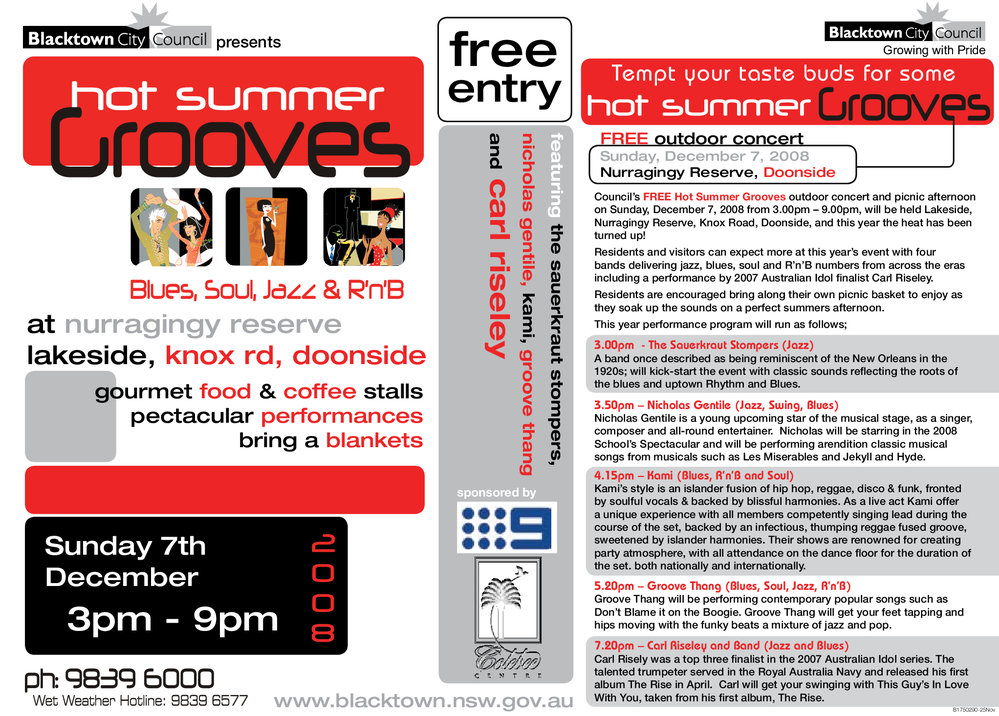 Hot Summer Grooves, 2008