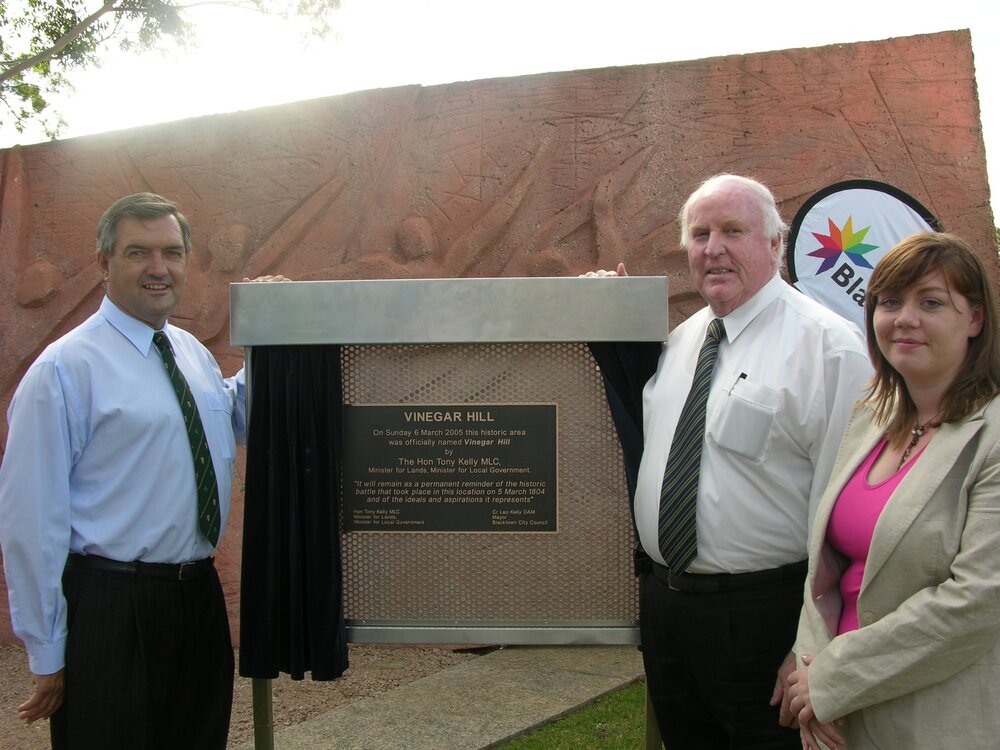 Vinegar Hill, official naming of historic area