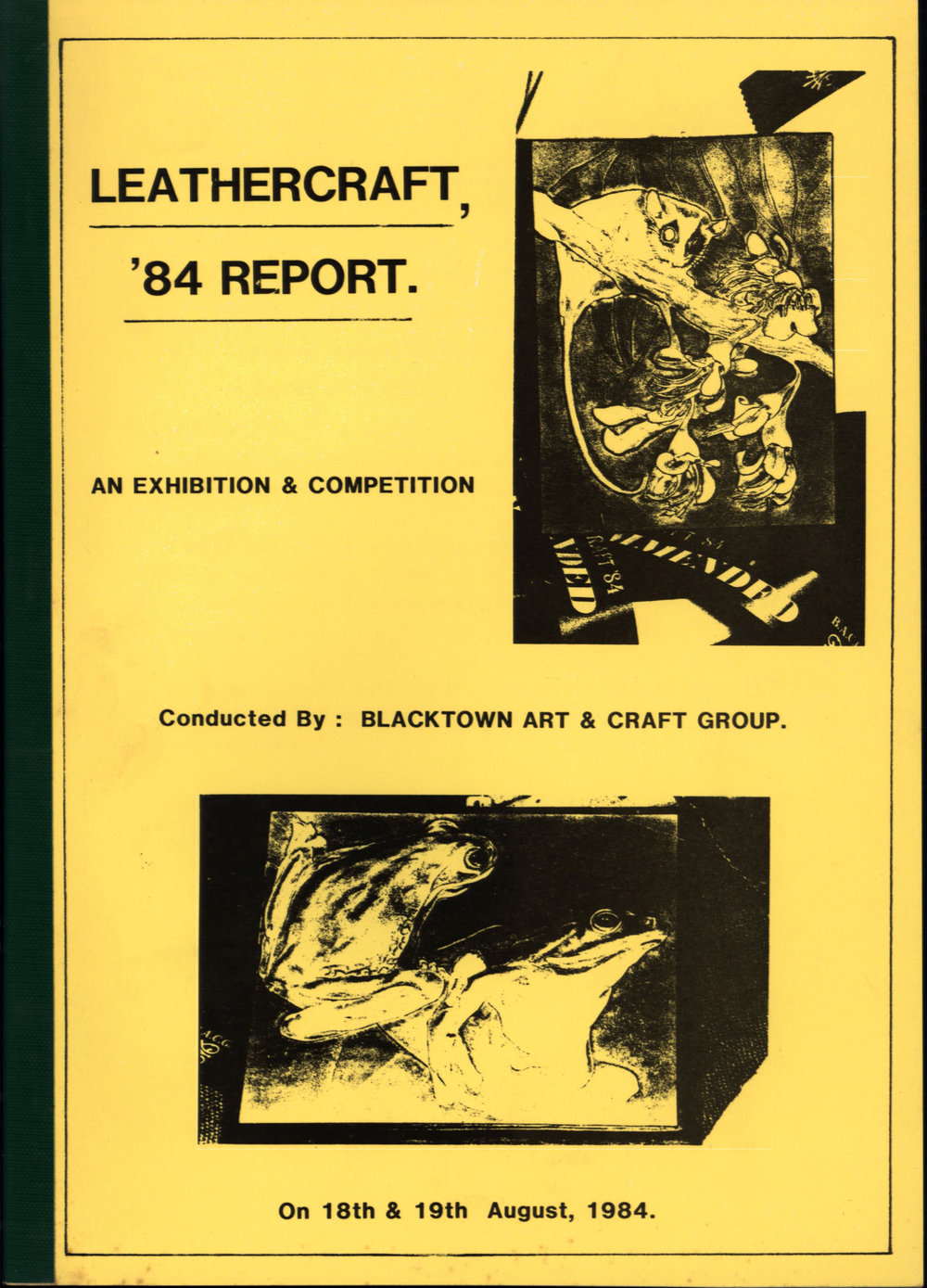 Leathercraft, '84 Report: an Exhibition and Competition, 1984