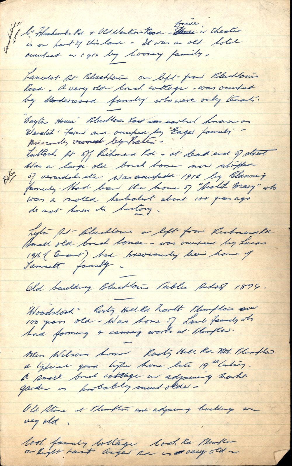 List of Historic Sites