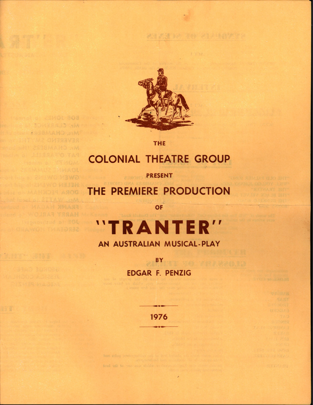 Tranter, An Australian Musical Play, 1976