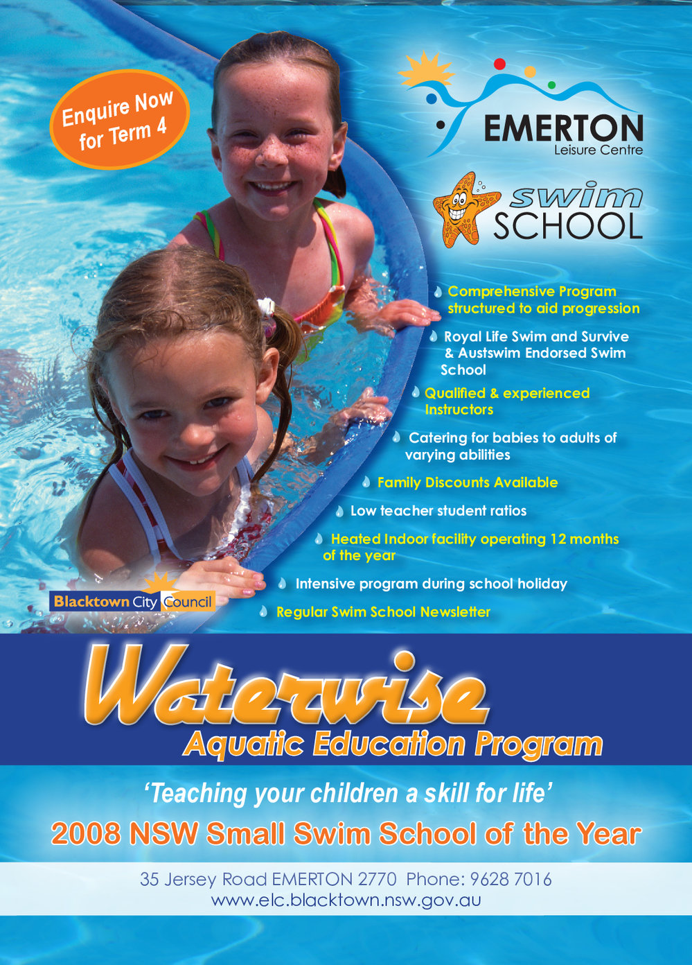 Waterwise Aquatic Education Program, Emerton