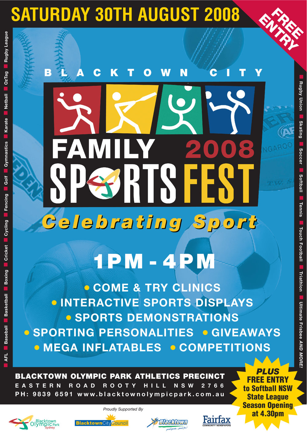 Blacktown City Family Sportsfest, 2008