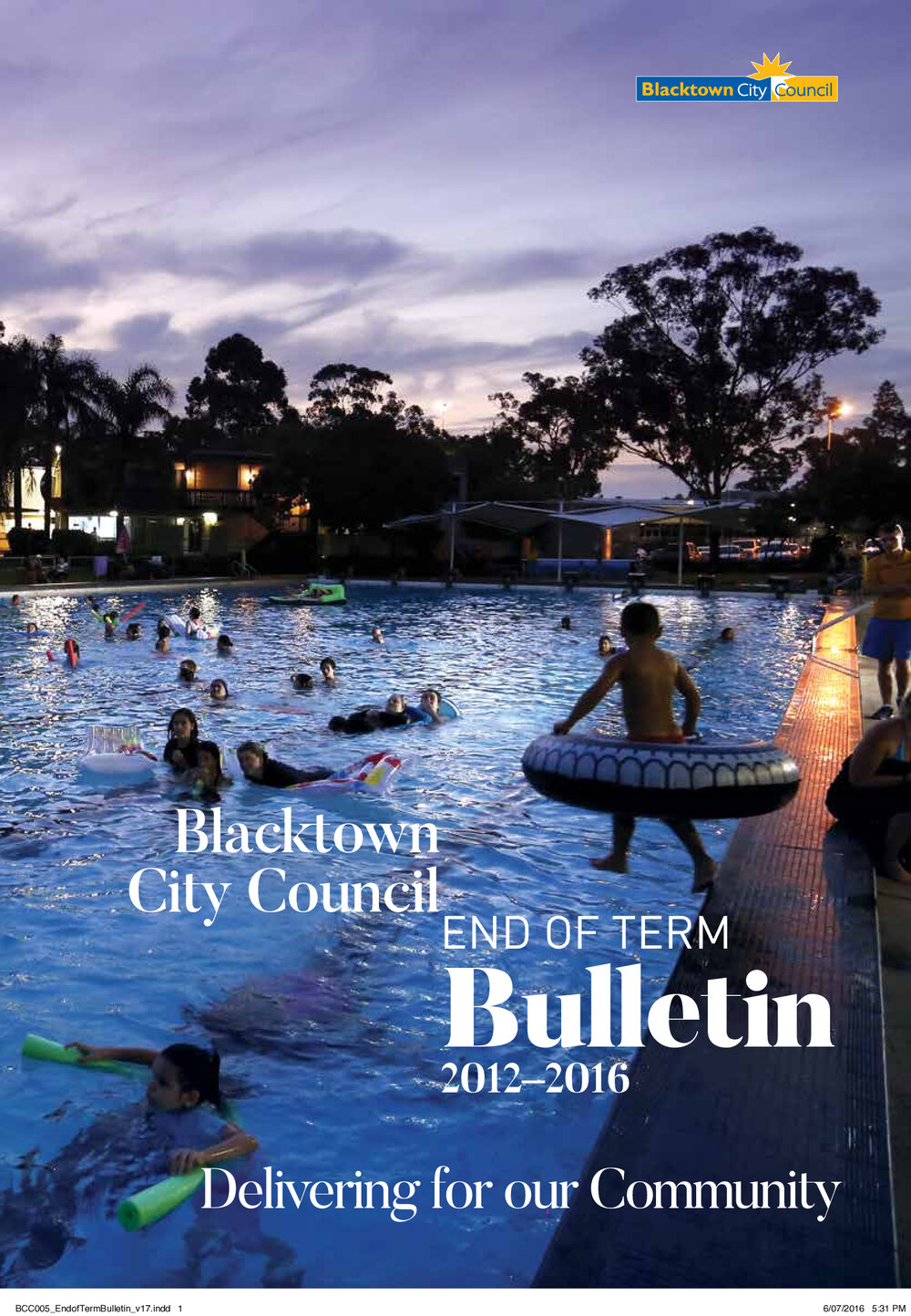 Blacktown City Council End of Term Bulletin, 2012-2016