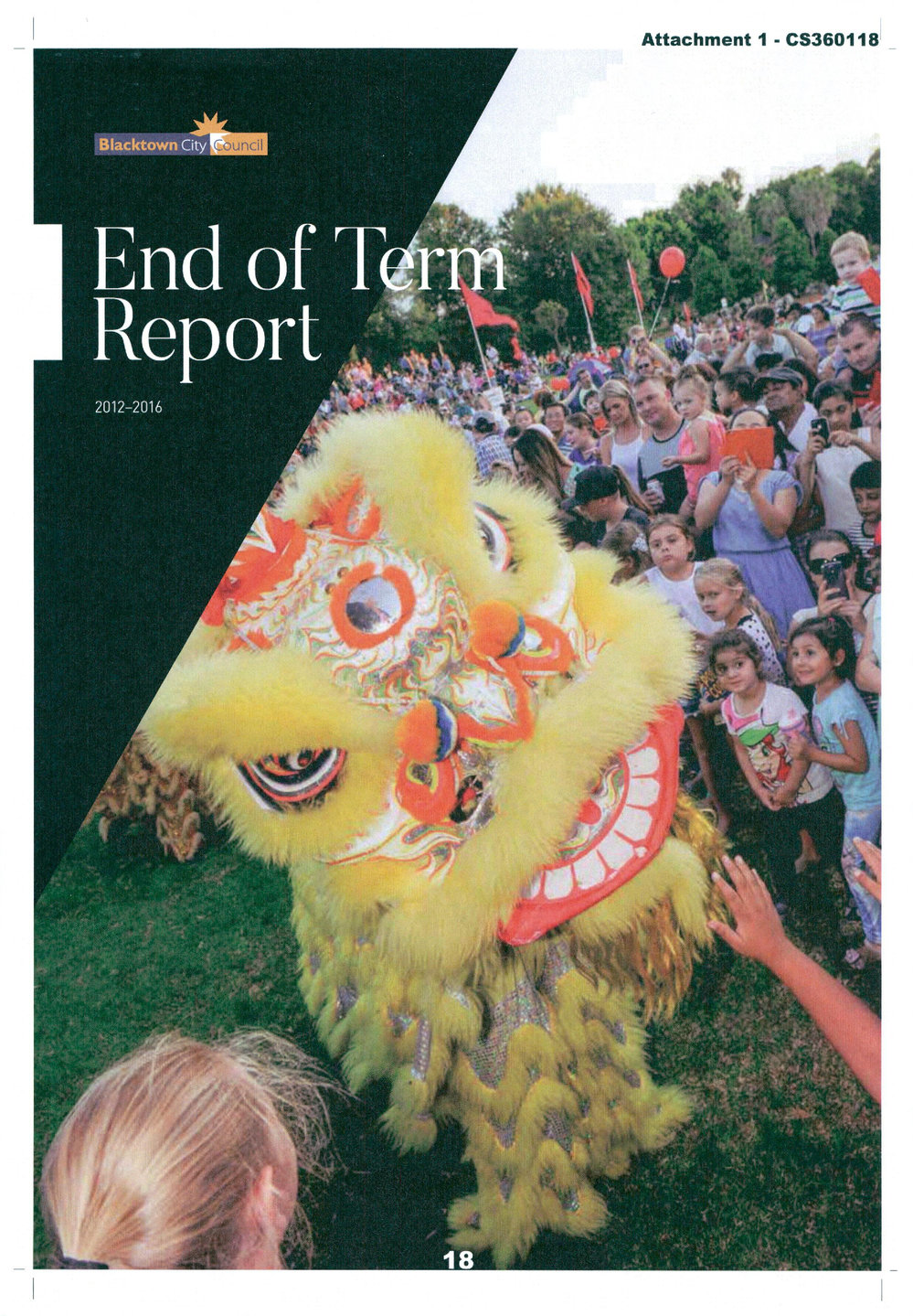 Blacktown City Council End of Term Report, 2012-2016