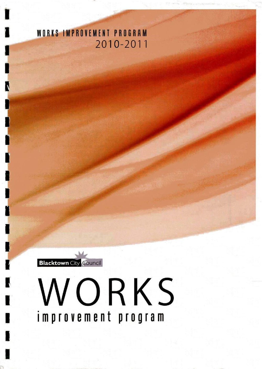 Blacktown City Council Works Improvement Program, 2010-2011