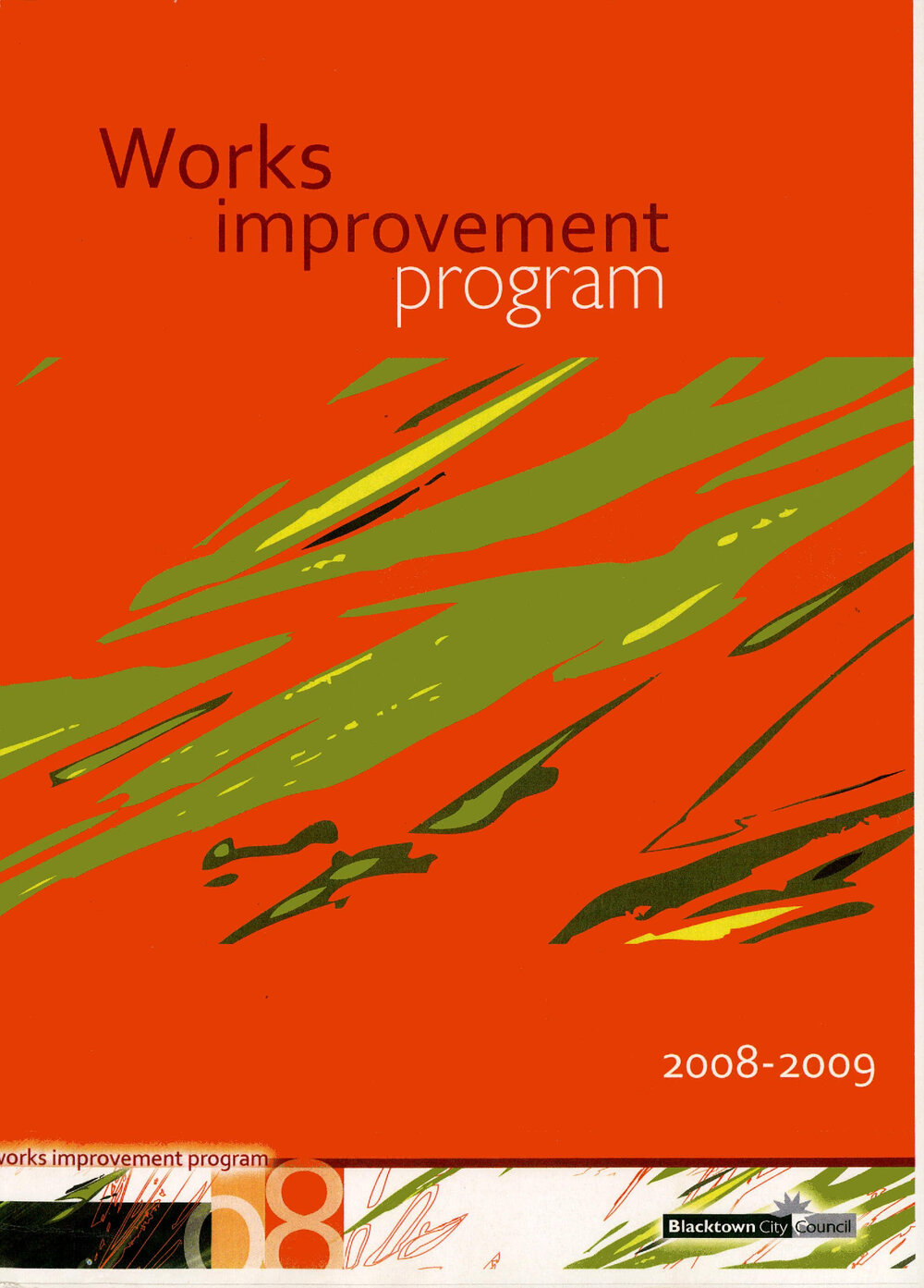 Blacktown City Council Works Improvement Program, 2008-2009