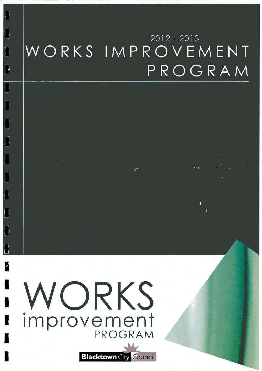 Blacktown City Council Works Improvement Program, 2012-2013