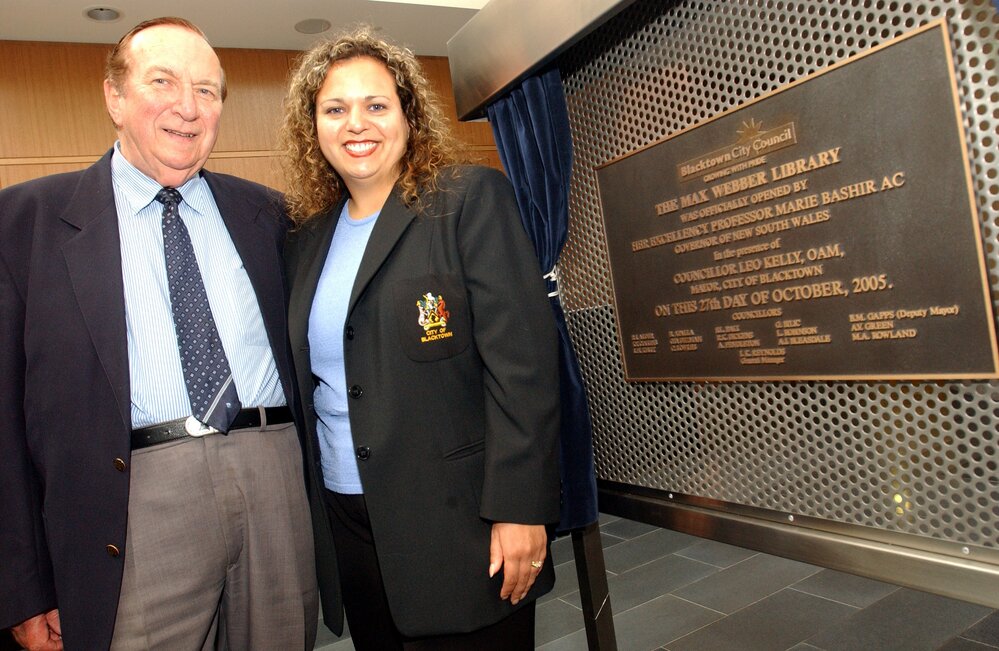 Max Webber Library, official opening