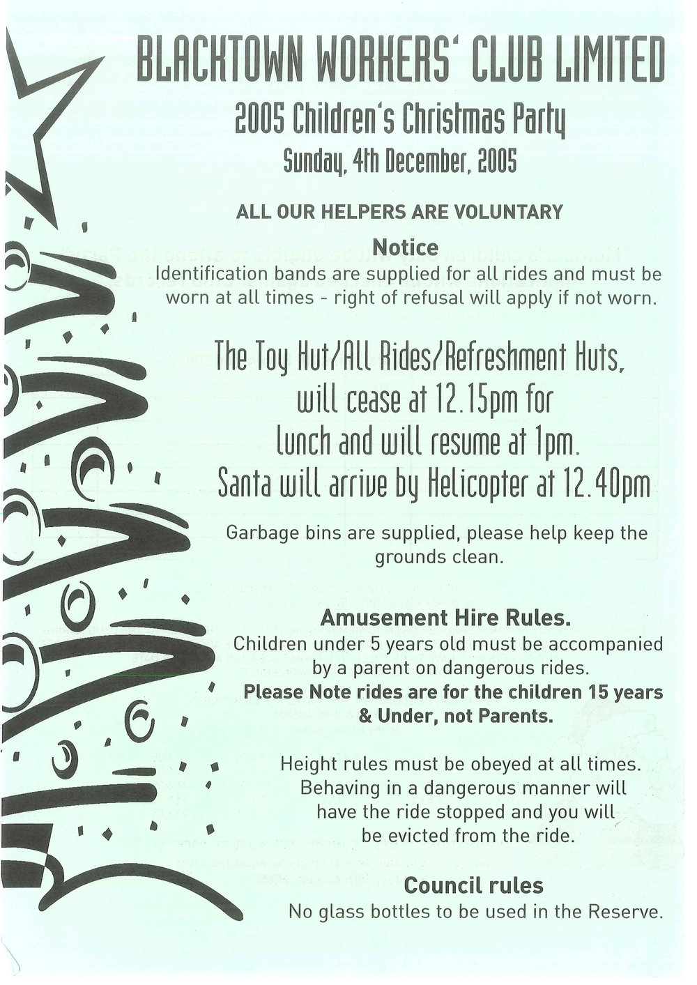 Blacktown Workers' Club Children's Christmas Party, 2005