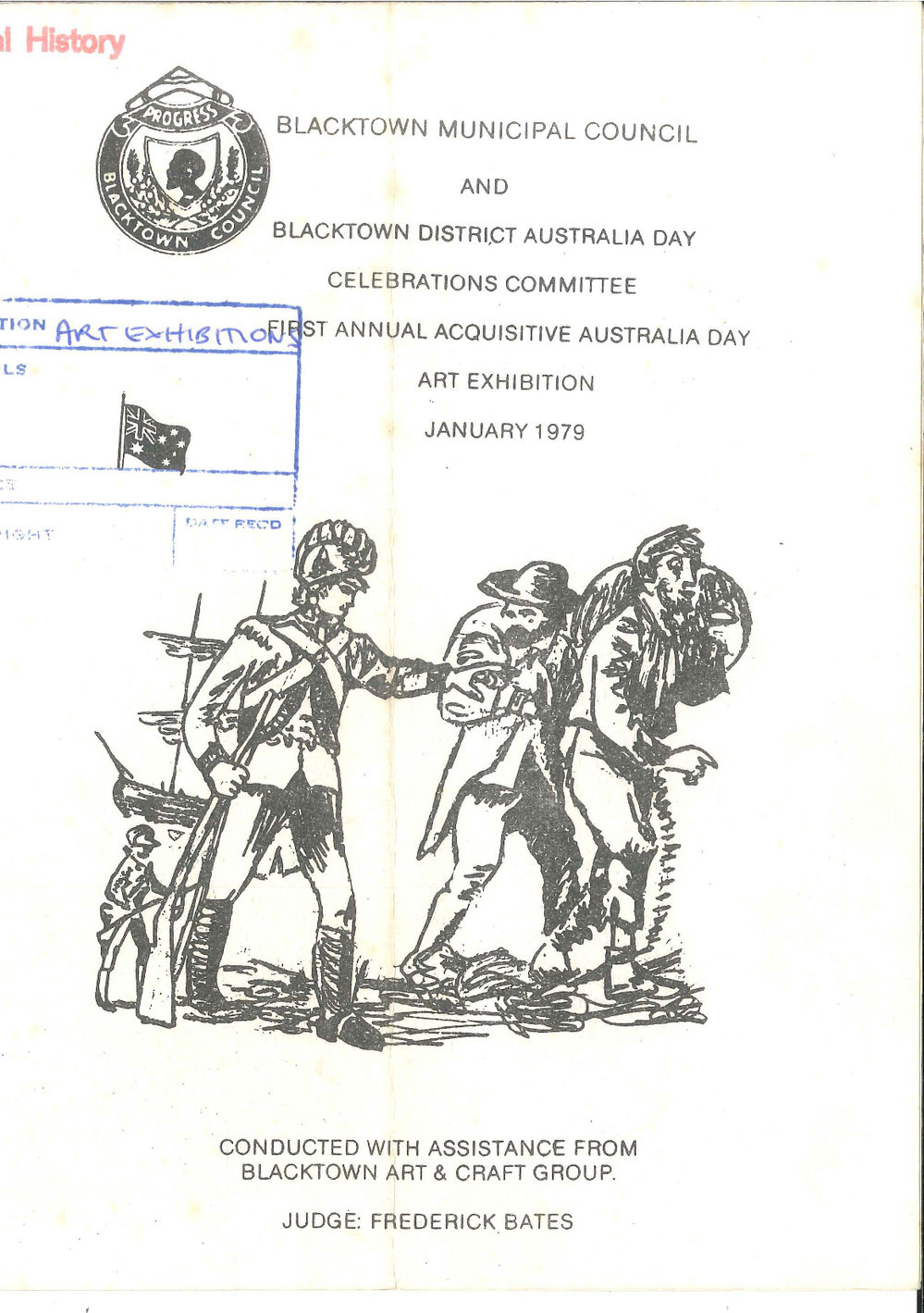 Blacktown Municipal Council First Annual Acquisitive Australia Day Art Exhibition, 1979