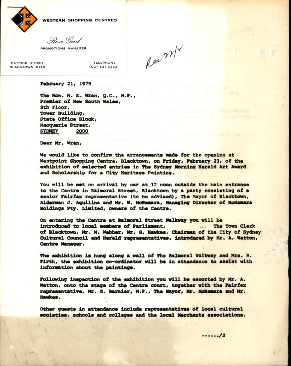 Sydney Morning Herald Art Show, Westpoint Shopping Centre, 1979