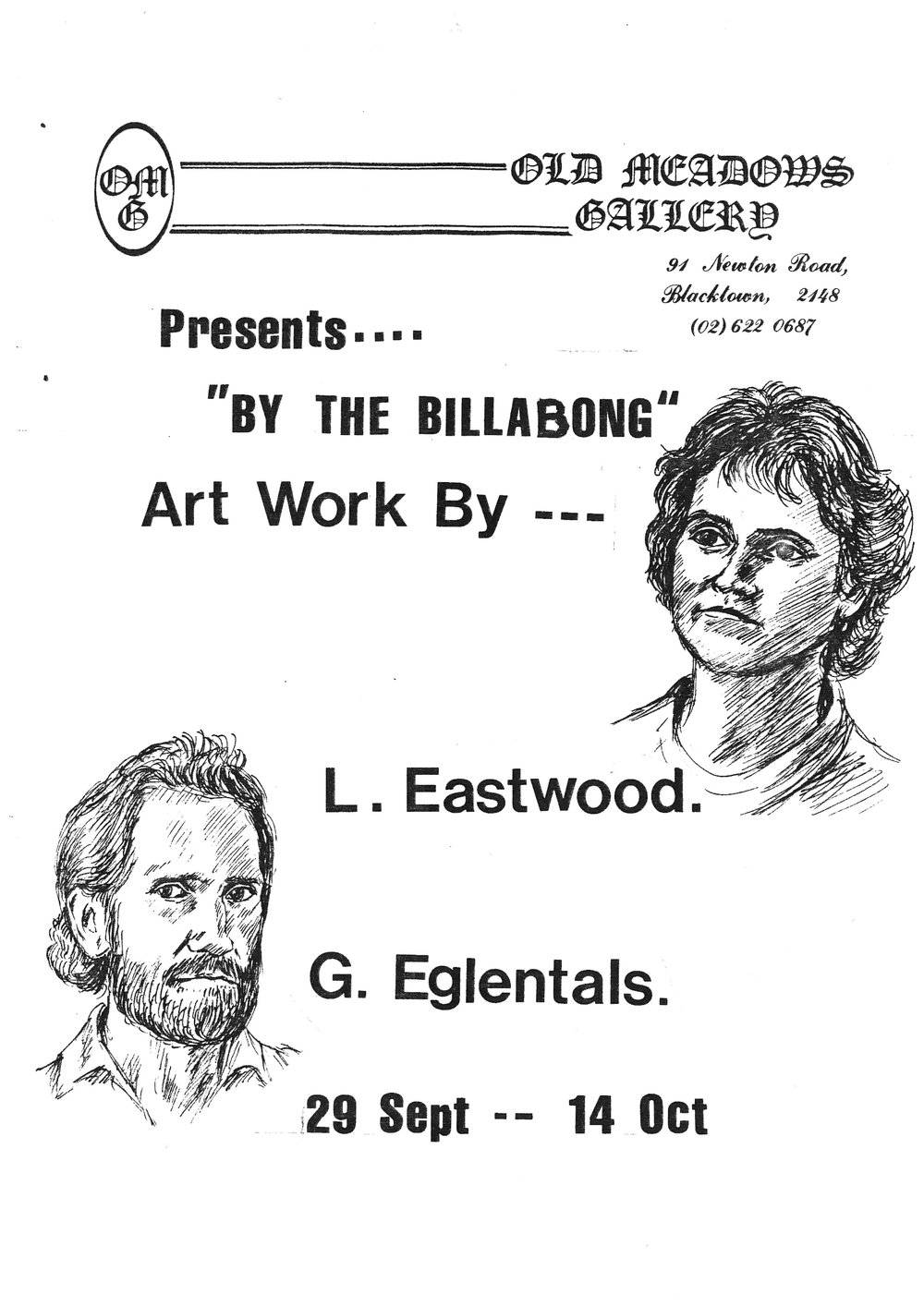 "By the Billabong" Exhibition, Old Meadows Gallery, Blacktown