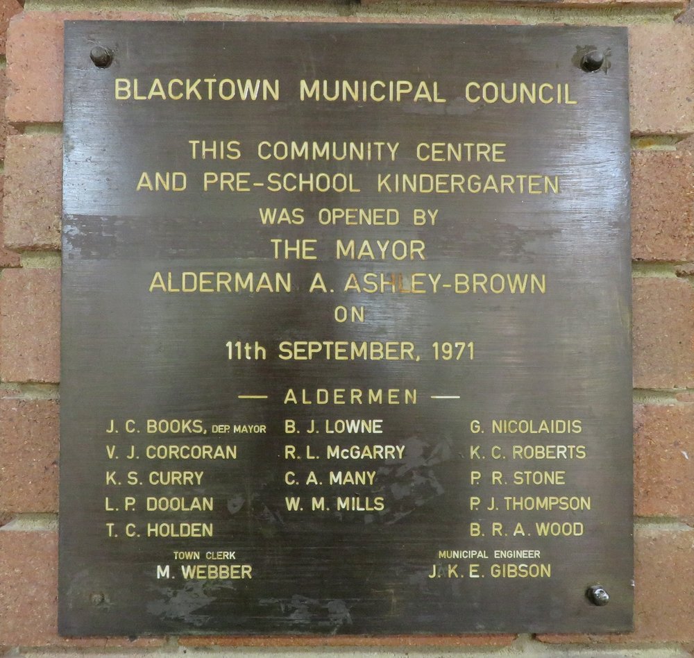 Marayong Community Centre, Marayong - Plaque
