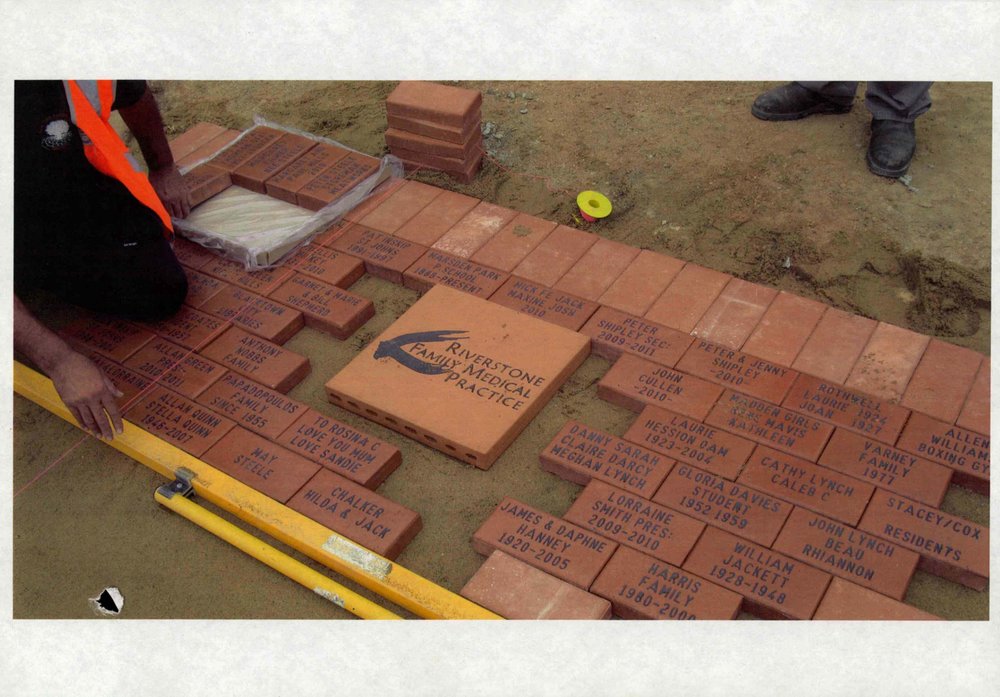 Bicentennial pavers at Lions Park, Riverstone