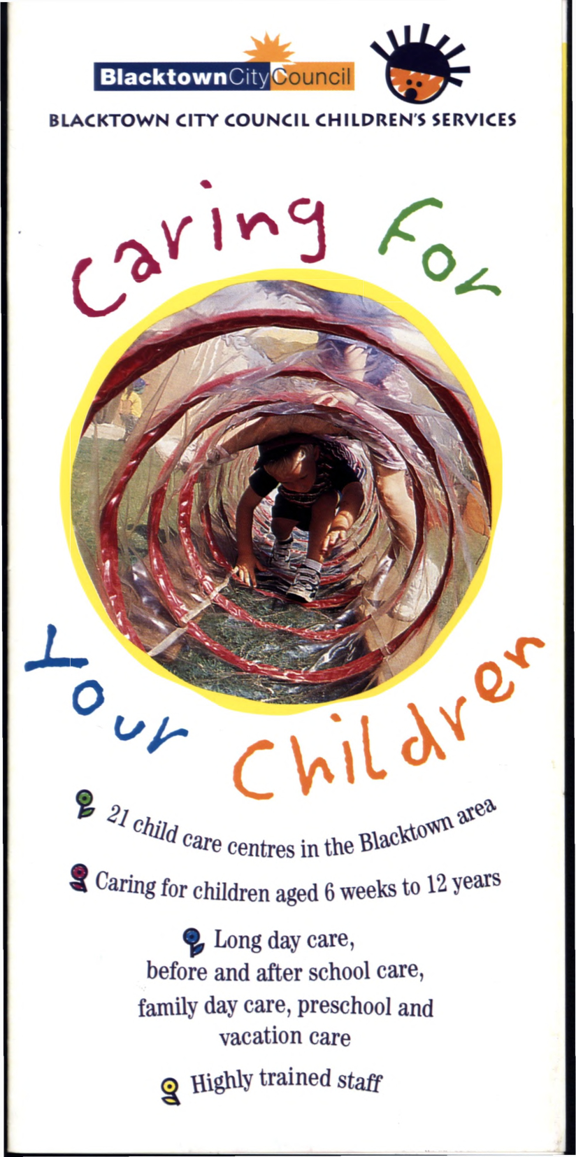 Blacktown City Council Children Services pamphlet, 2000