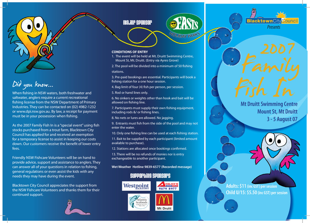 Family Fish In, Mount Druitt Swimming Centre, Mount Druitt, 2007