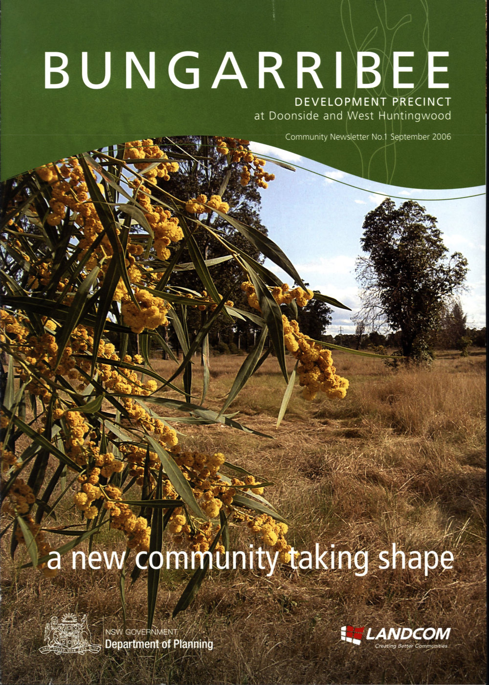 Bungarribee Development Precinct at Doonside and West Huntingwood,  2006