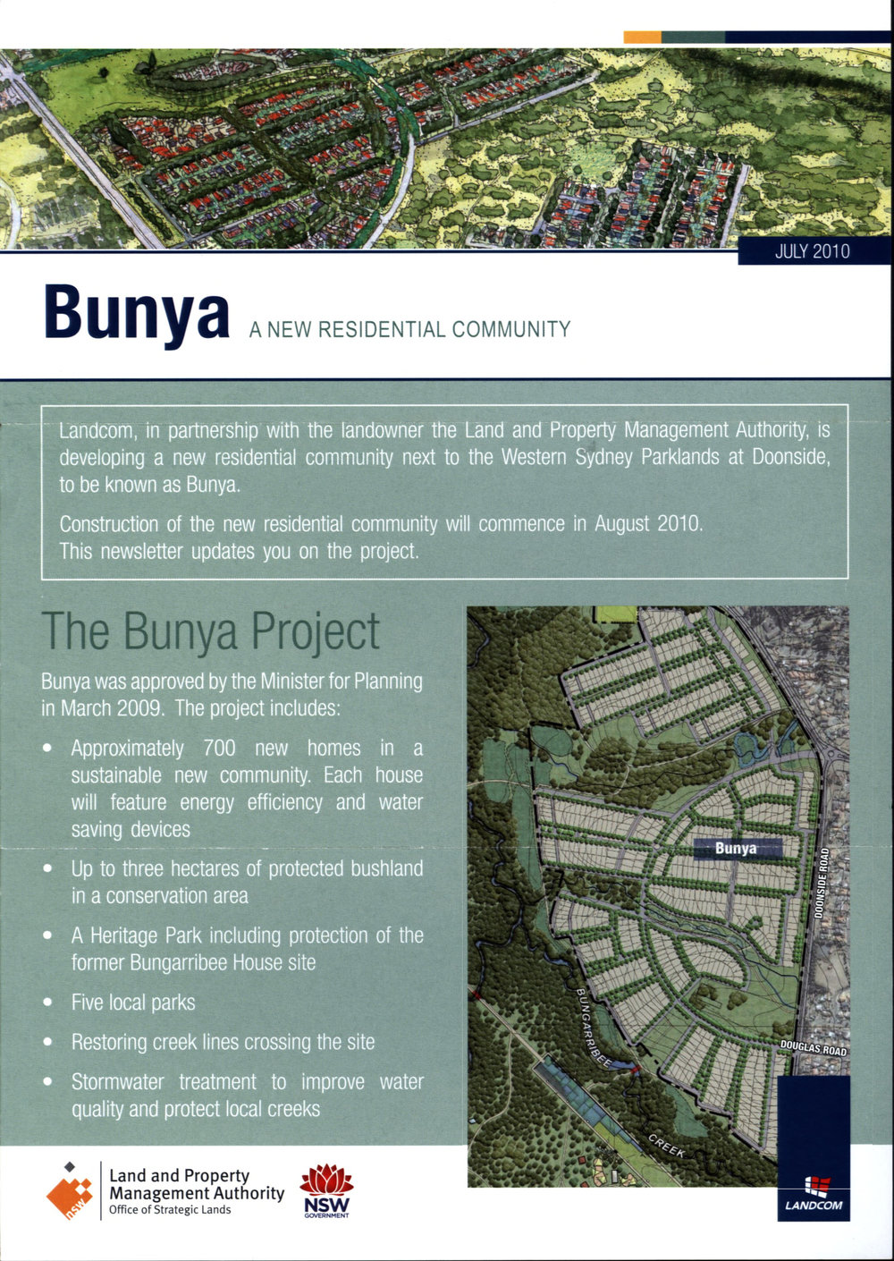 Bunya Project Doonside, 2010