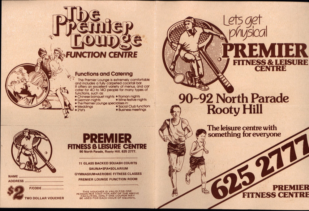 Premier Fitness &amp; Leisure Centre, Rooty Hill, 1984