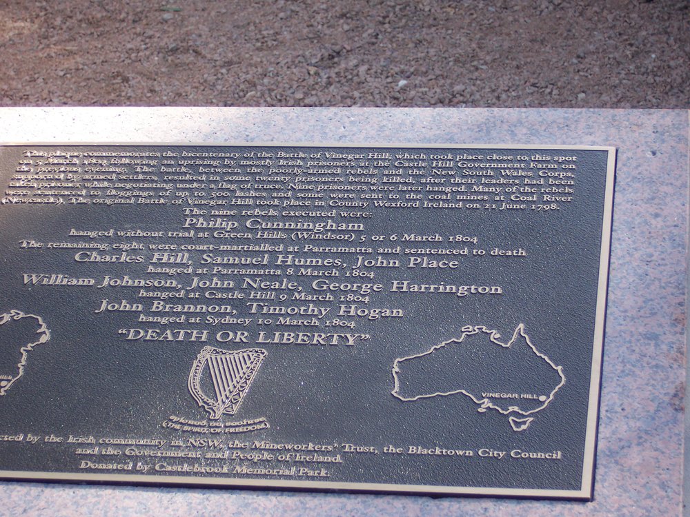 Battle of Vinegar Hill Commemorative Ceremony, 2004