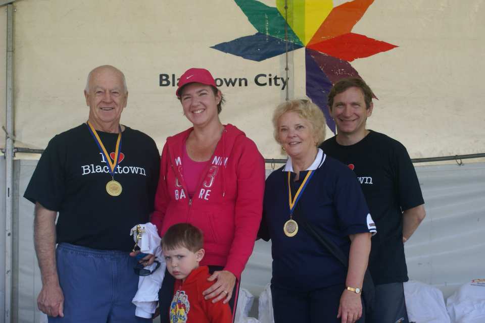 Fun Run trophy presentation, 2011