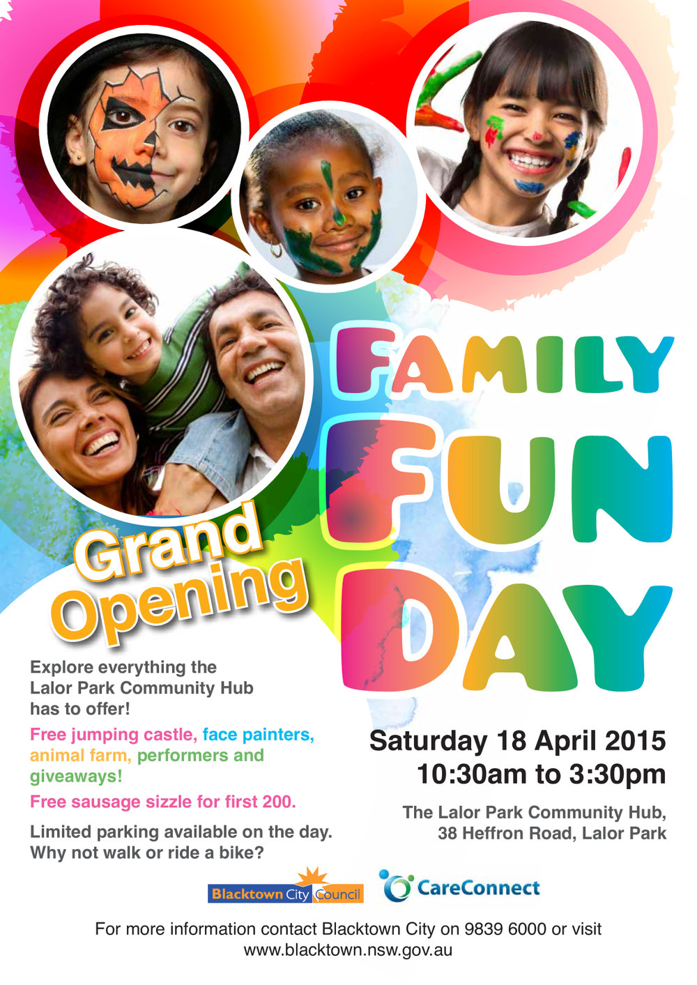 Family Fun Day Grand Opening, Lalor Park Community Hub, 2015