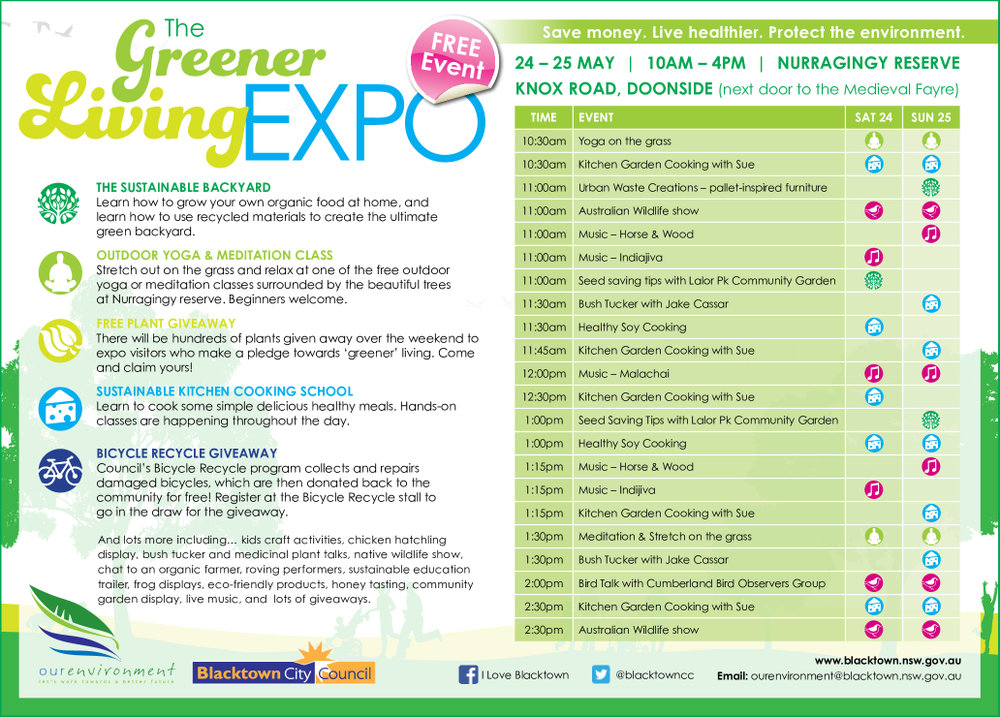 The Greener Living Expo, Nurragingy Reserve, ?2014