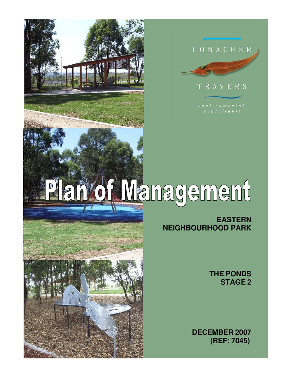 Plan of Management, Eastern Neighbourhood Park, The Ponds Stage 2, 2007