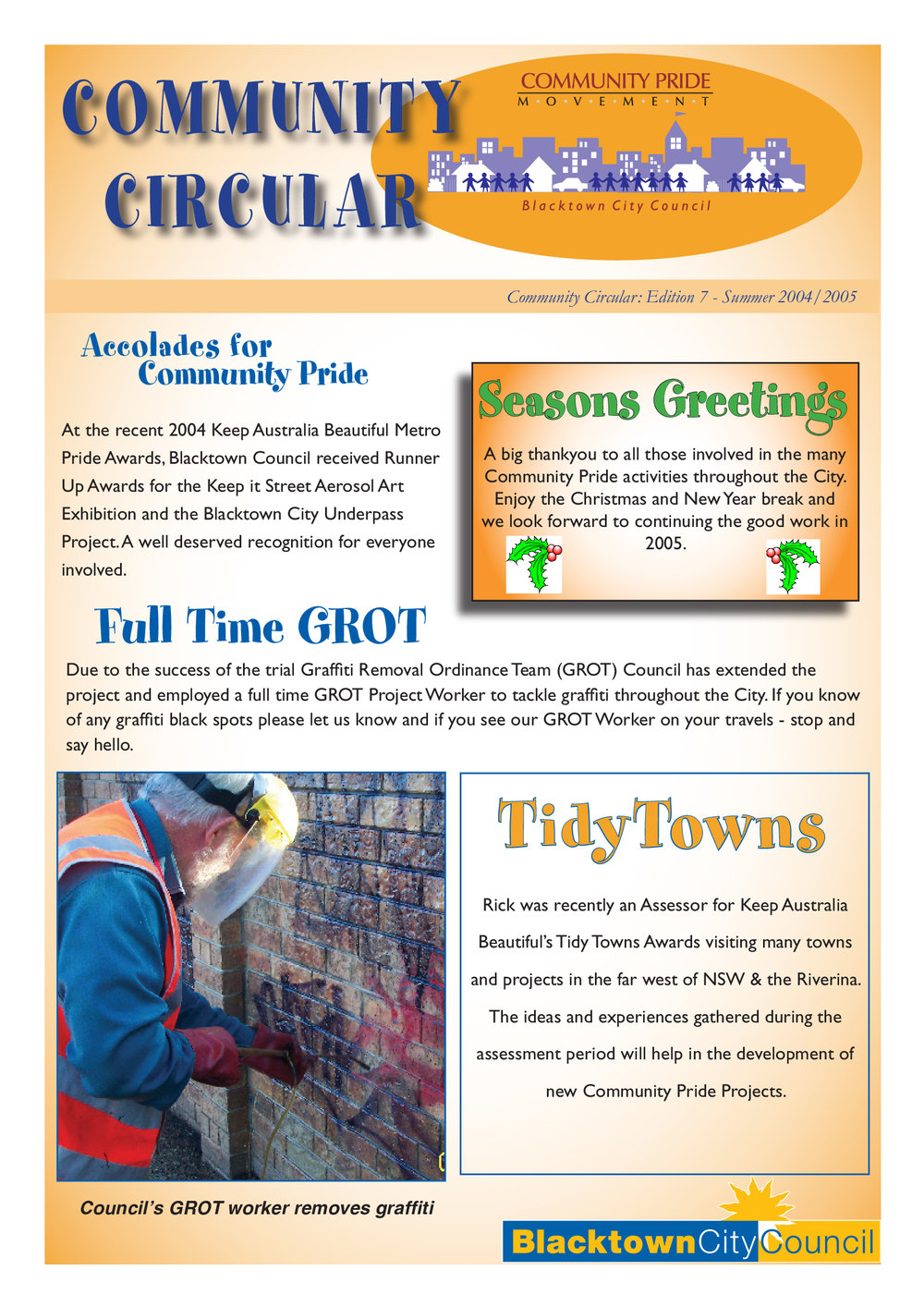 Community Circular, Community Pride Movement, Summer 2004 2005