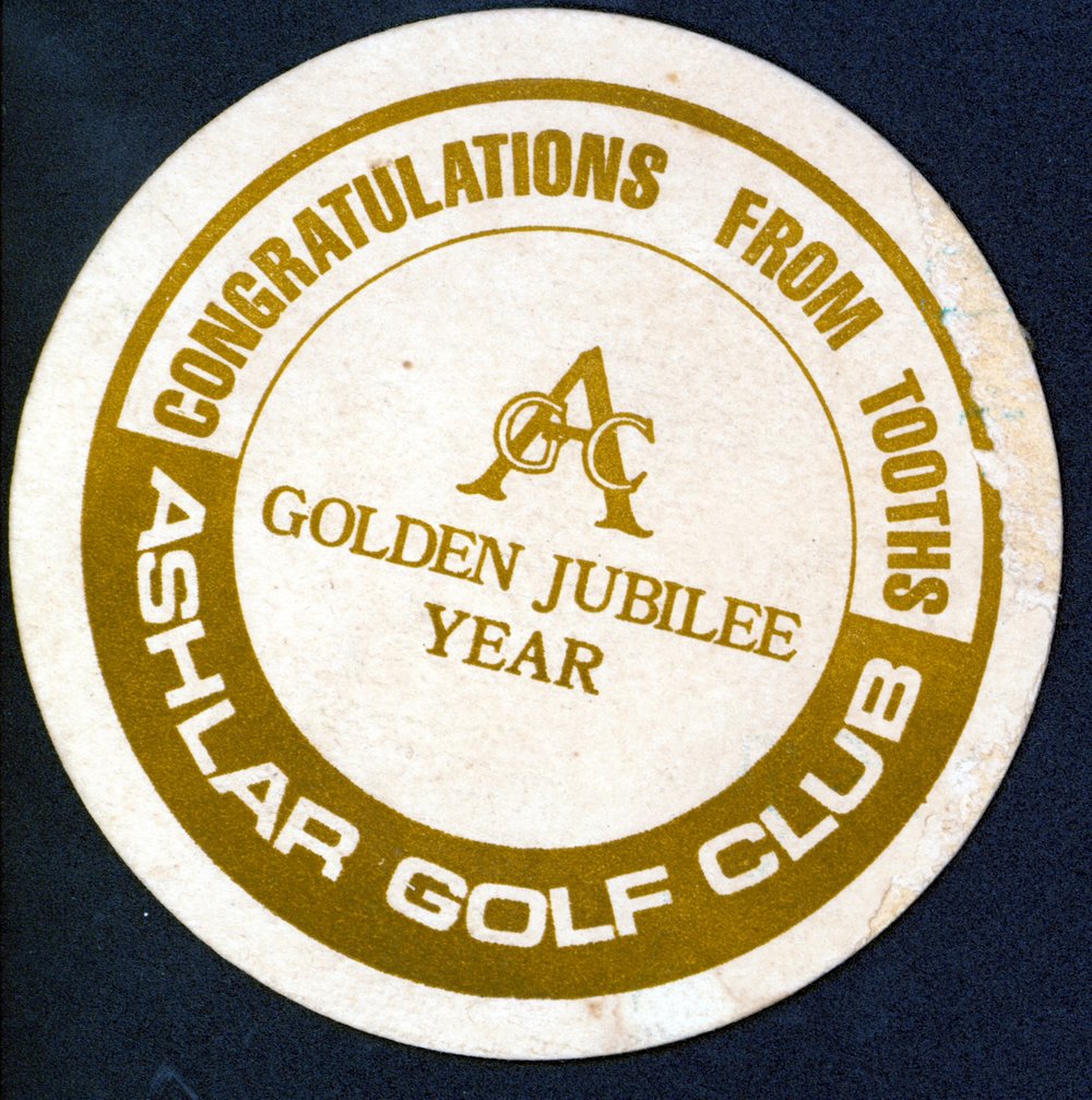 Ashlar Golf Club, drink coaster