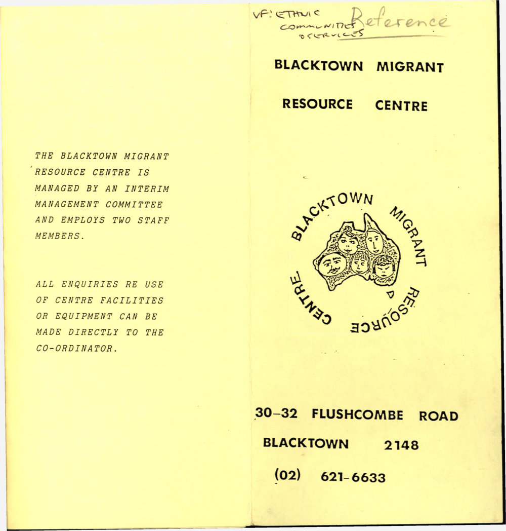 Blacktown Migrant Resource Centre, c1980s?