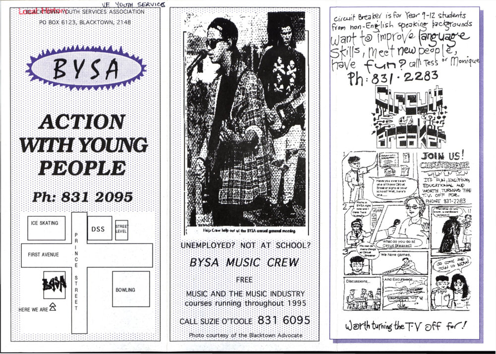 Blacktown Youth Services Association Action with Young Youth, 1995