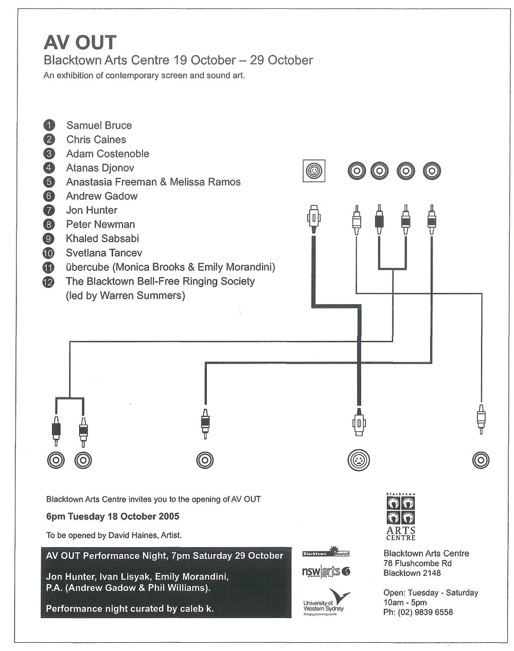 AV OUT Performance Exhibition, ?
