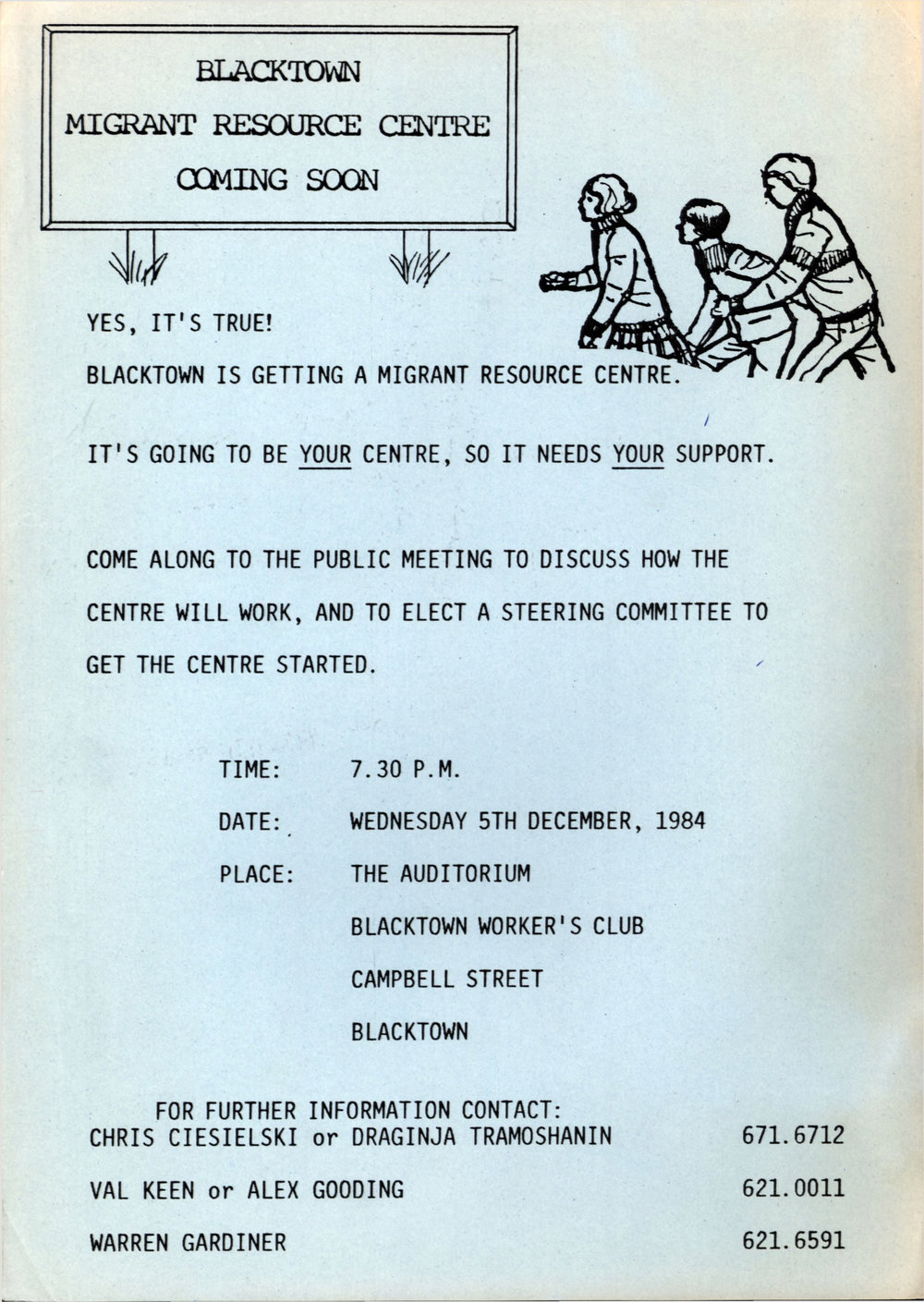 Blacktown Migrant Resource Centre, 1984